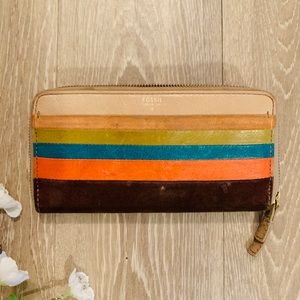 Vintage Fossil Leather Wallet